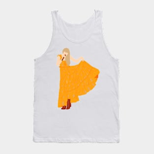 Eras Evermore Orange Dress Tank Top